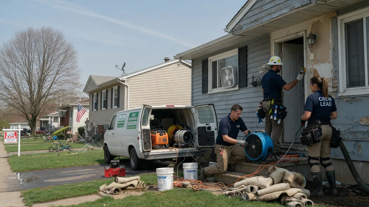 Flood Cleanup in Marine City, MI near me